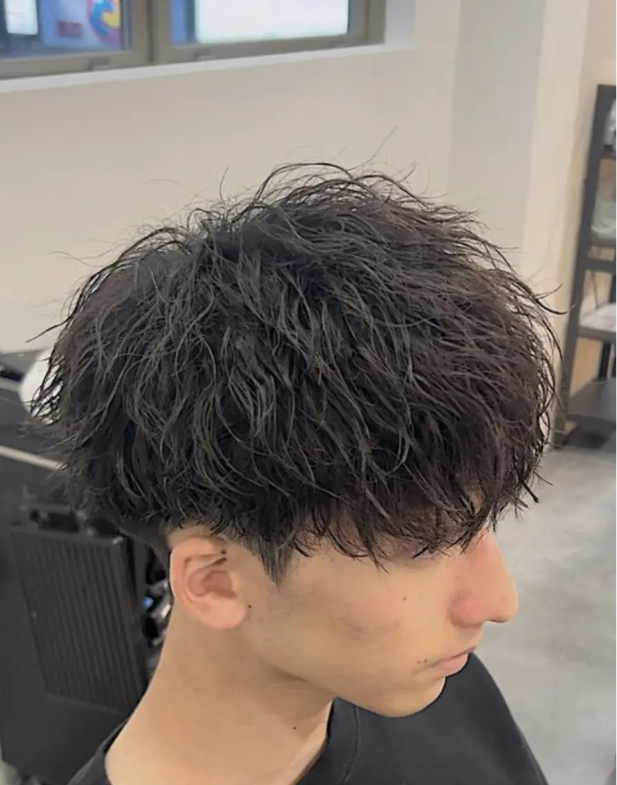 メンズデザインパーマの写真