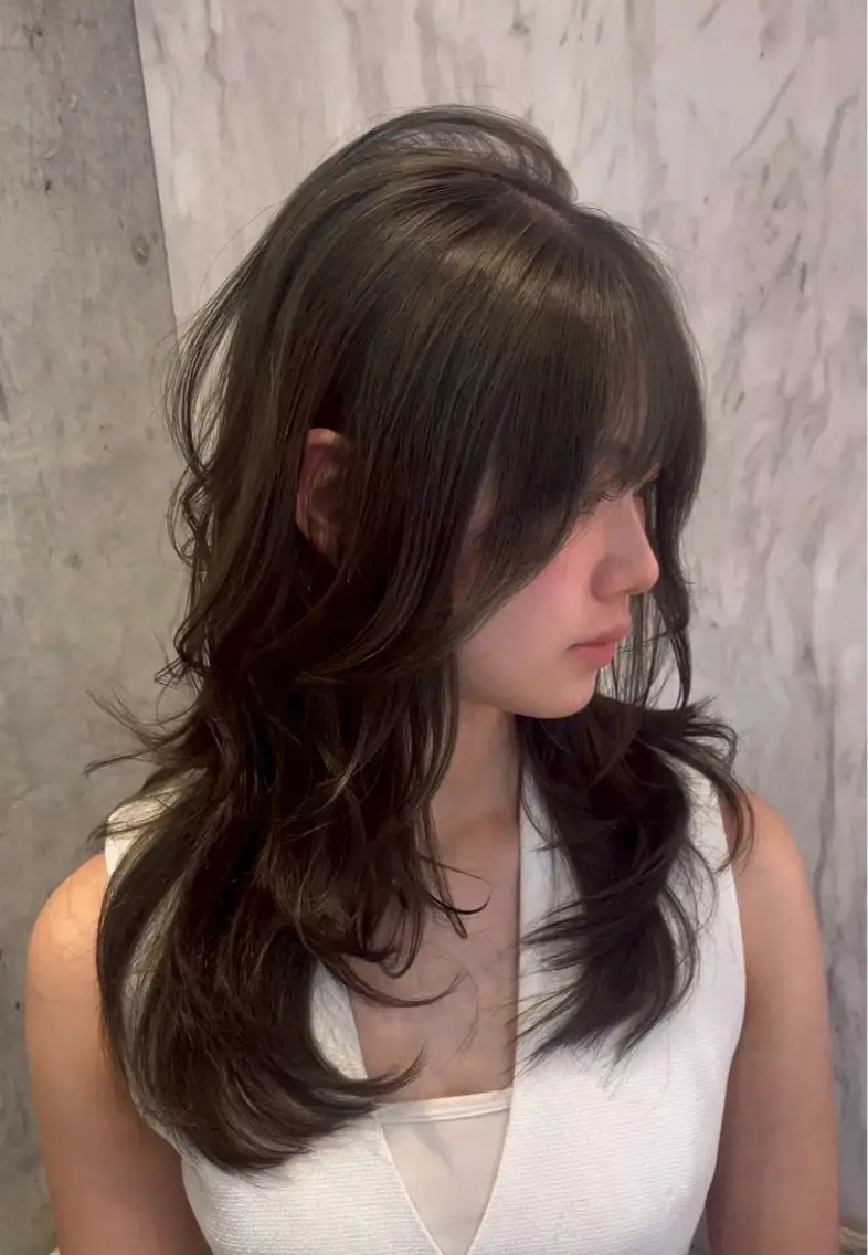 カラー ヘアカラー トリートメント ANRI🎀 福岡美容師/韓国🎀のヘアスタイル