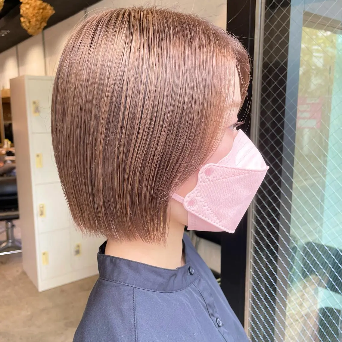 ショート カラー 🌿レイヤーボブ/パ ーマ🌿 木梨健太のヘアスタイル