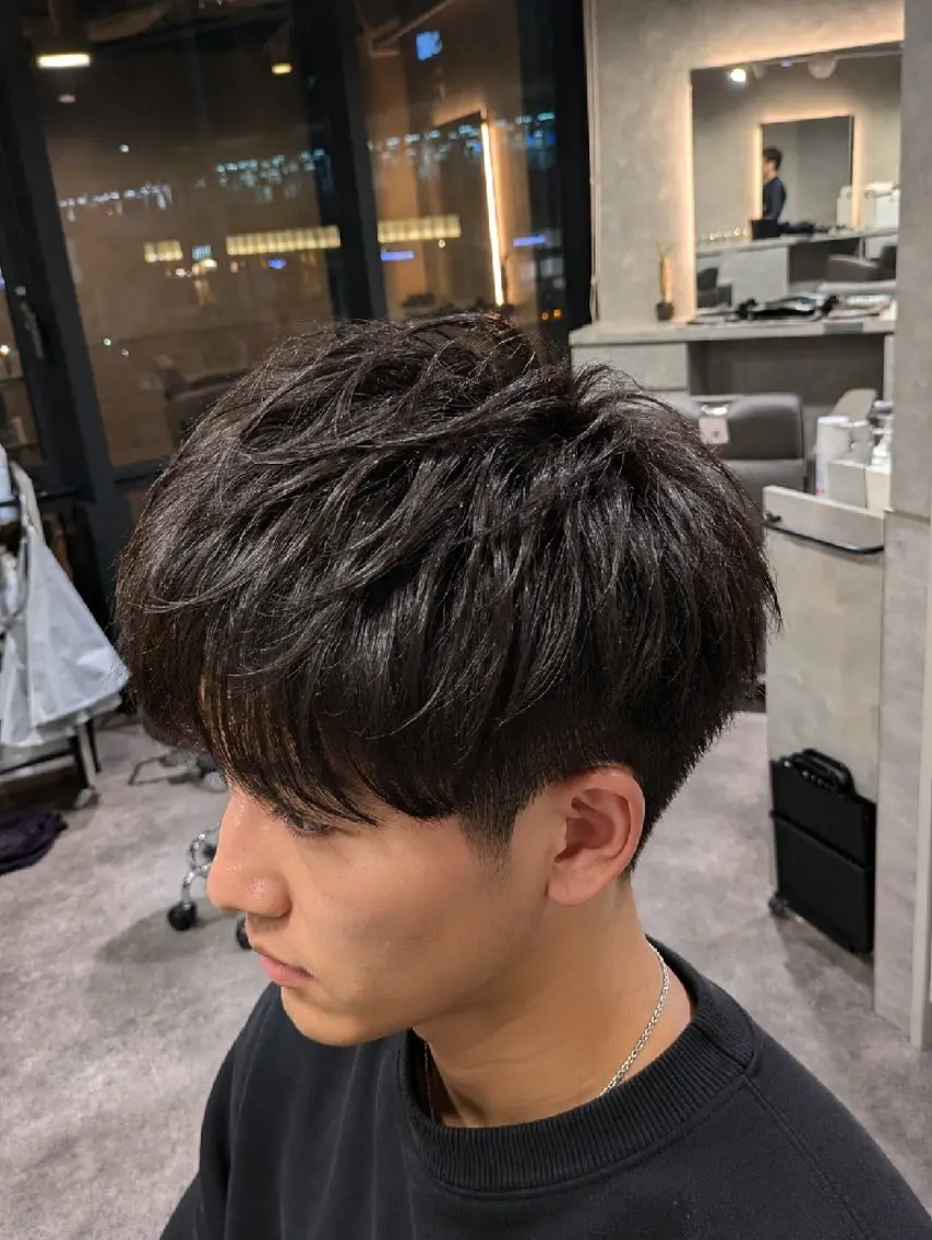 ショート メンズ 佐々木 嘉冬のヘアスタイル