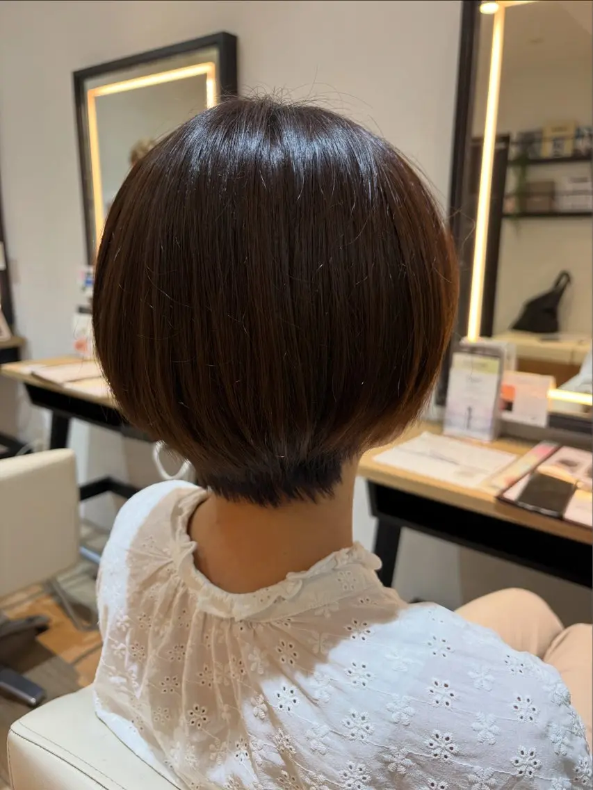 ショート ショートヘア 梅沢 優羽のヘアスタイル