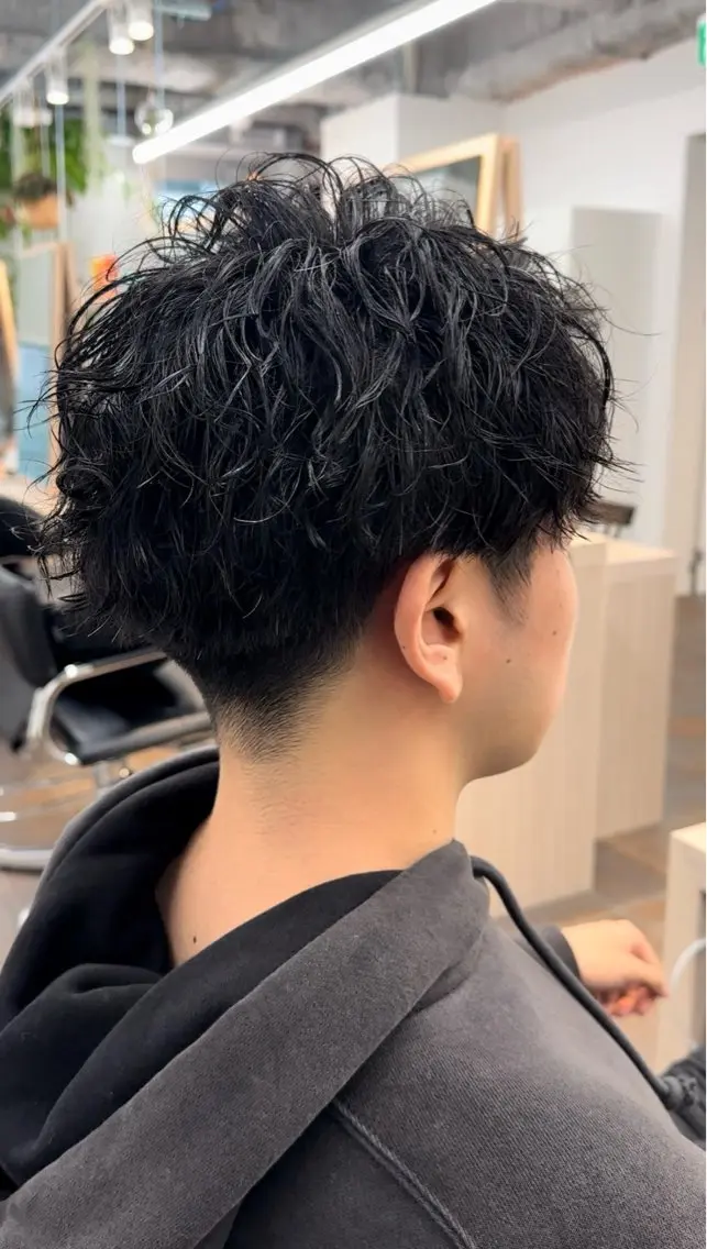 ショート パーマ メンズ 奥東巧真 /パーマスタイル✨のヘアスタイル