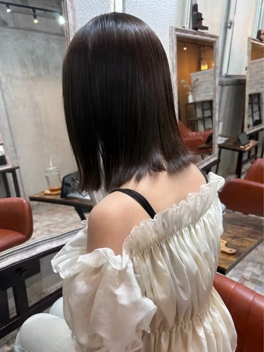 カラー ブラウンカラー ヘアカラー botan🎀 harunaのヘアスタイル