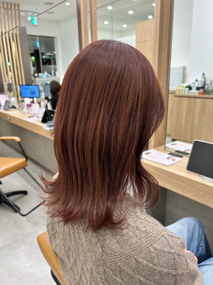 カット+カラー+髪質改善トリートメント💫の写真
