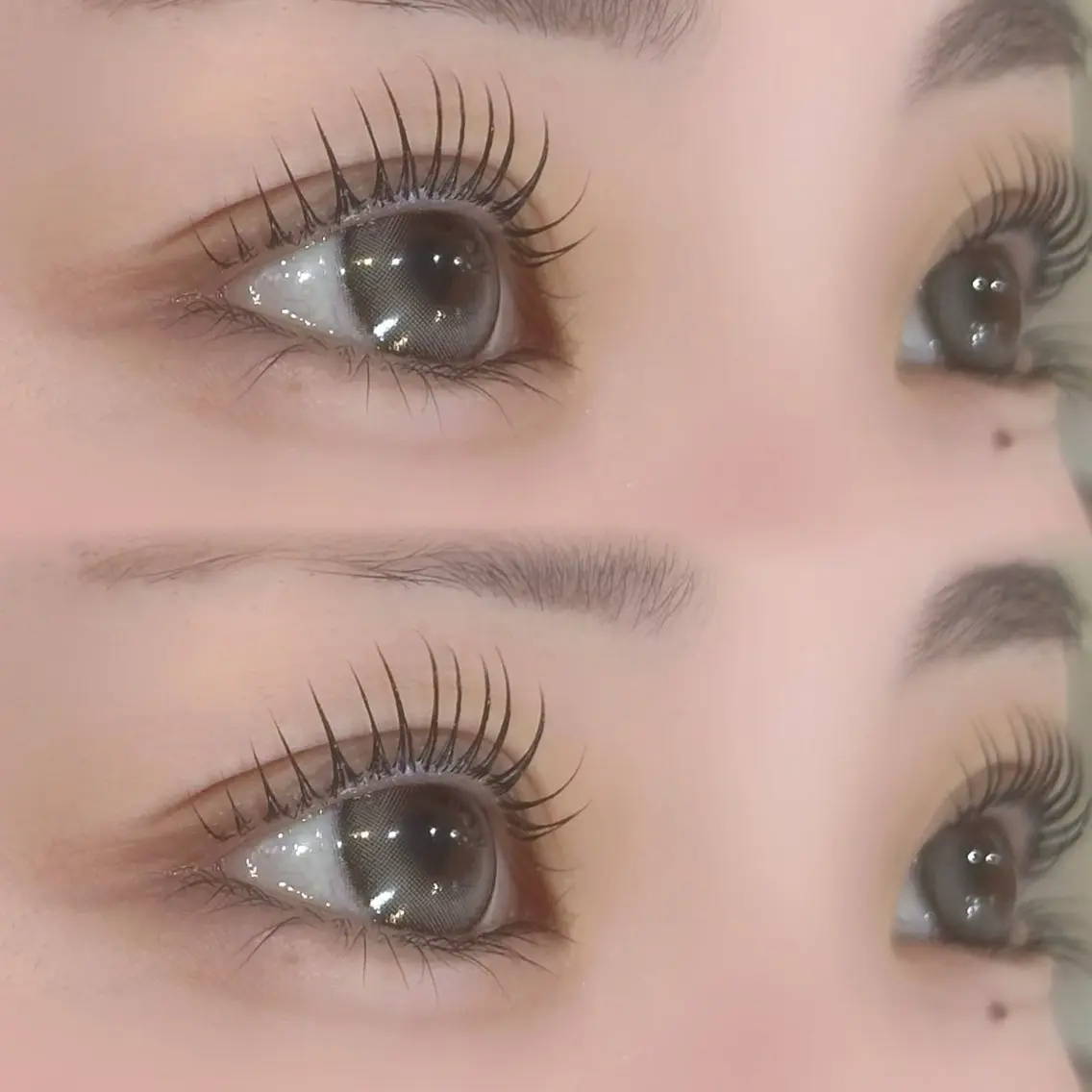 マツエク・マツパ Cカール Lカール パリジェンヌラッシュリフト 一重×まつ毛パーマ マツパ eyelash Zen　manakaのマツエク・マツパデザイン