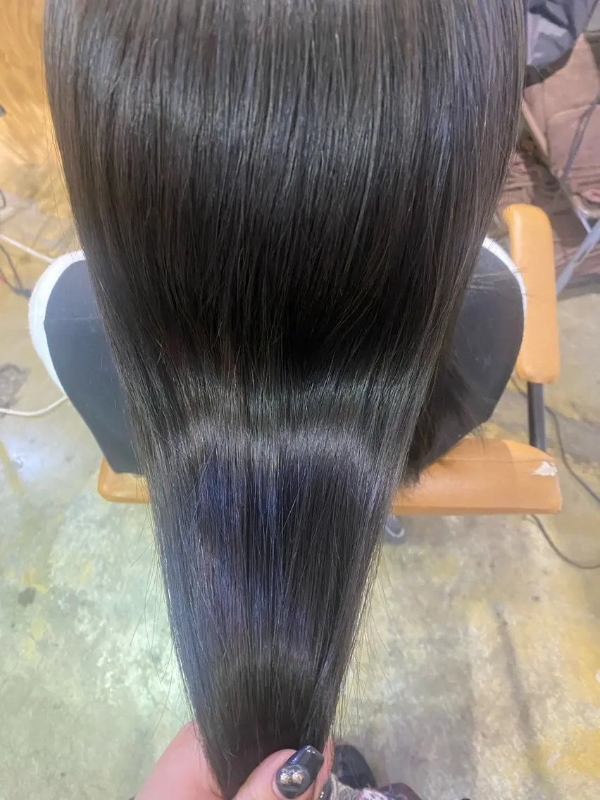 ロング カラー ブリーチカラーと、髪 質改善。HARUKAのヘアスタイル