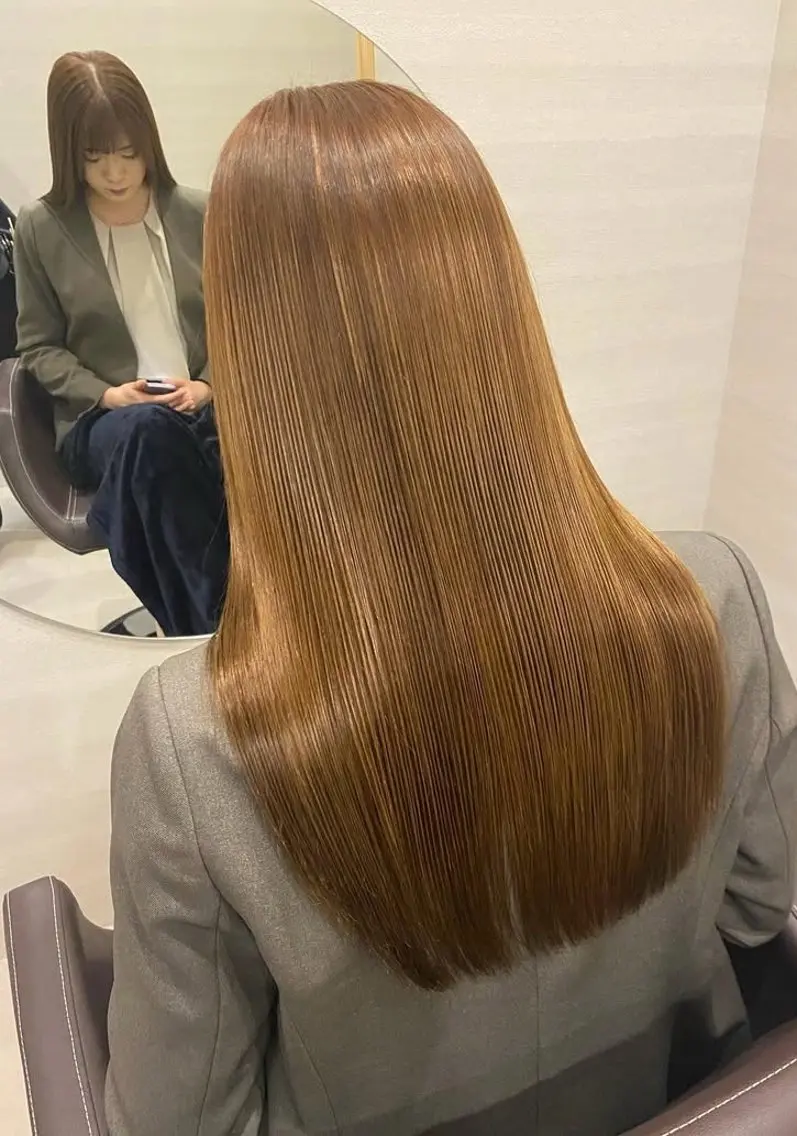 【最高級のダメージ補修】★カット+髪質改善ケアカラー+髪質改善トリートメントの写真