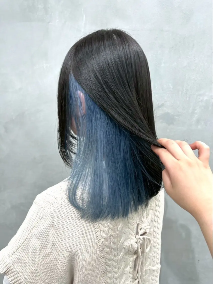 ロング カラー ハイトーンカラー🐬 えりかのヘアスタイル