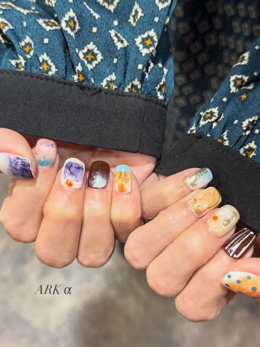 ネイル ハンドネイル Nailsalon ARKαのネイルデザイン