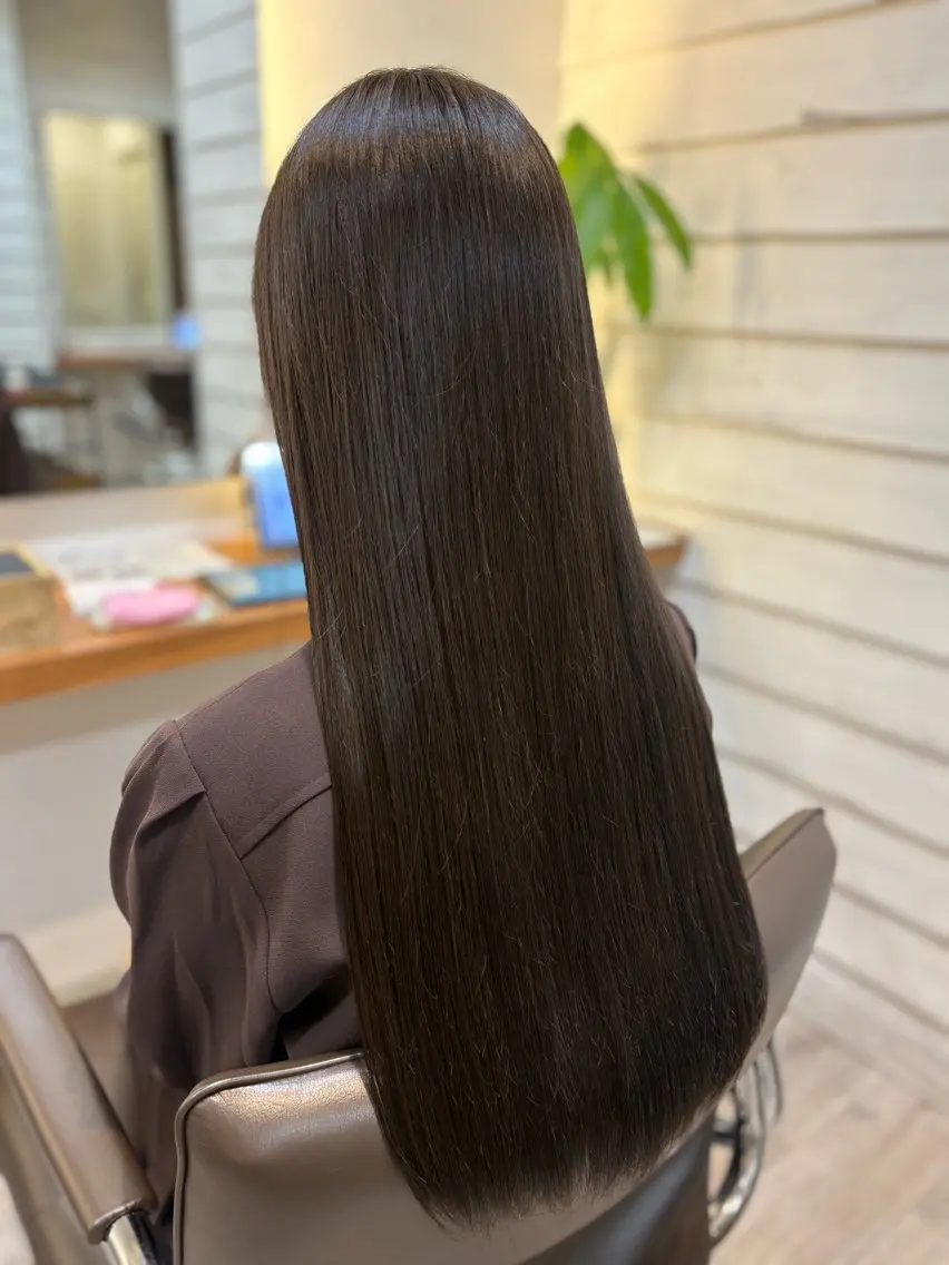 ロング カラー ヘアカラー 安部 美里のヘアスタイル