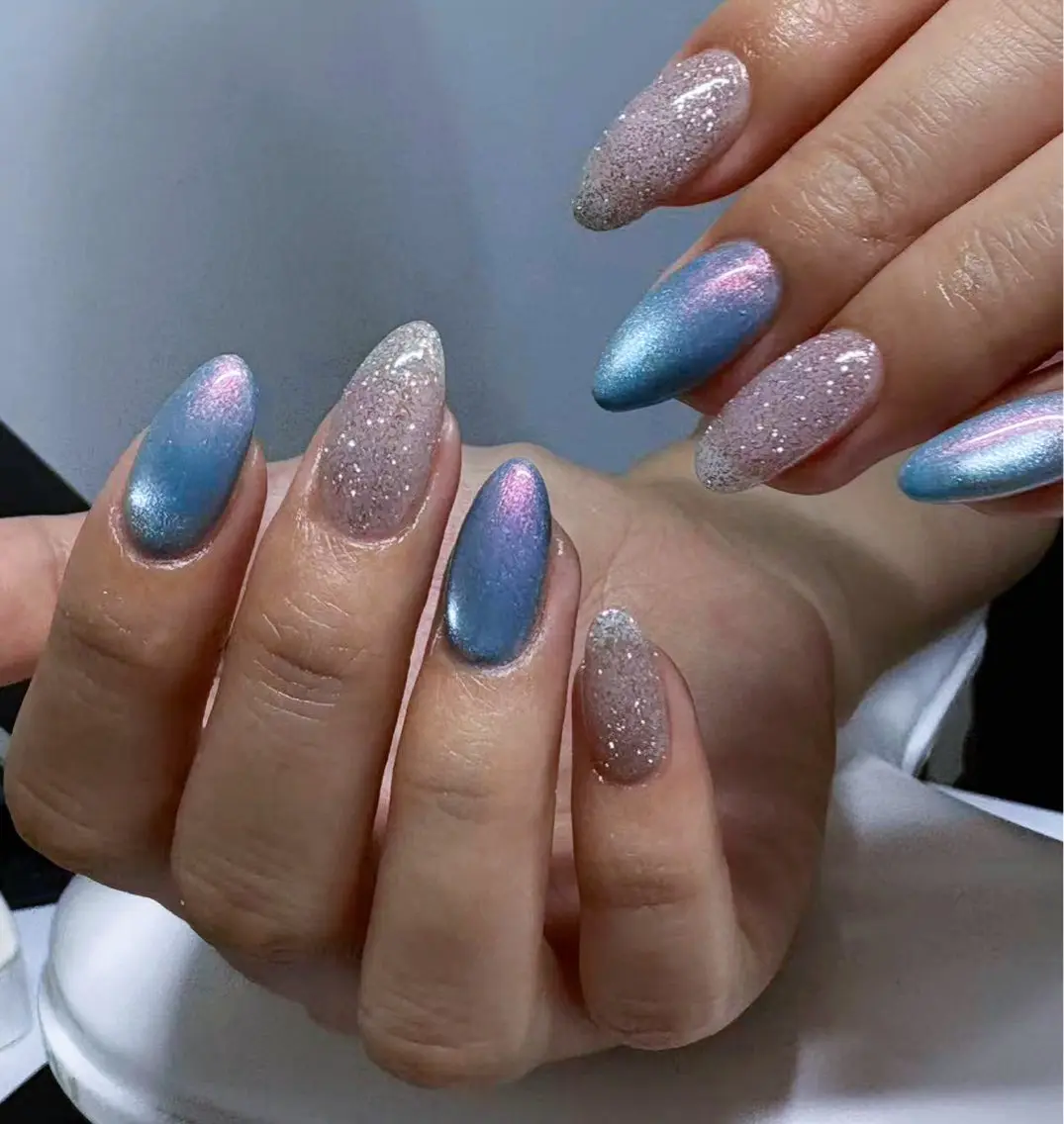 ネイル アートネイル ジェルネイル マグネットネイル Lu nailsalonのネイルデザイン
