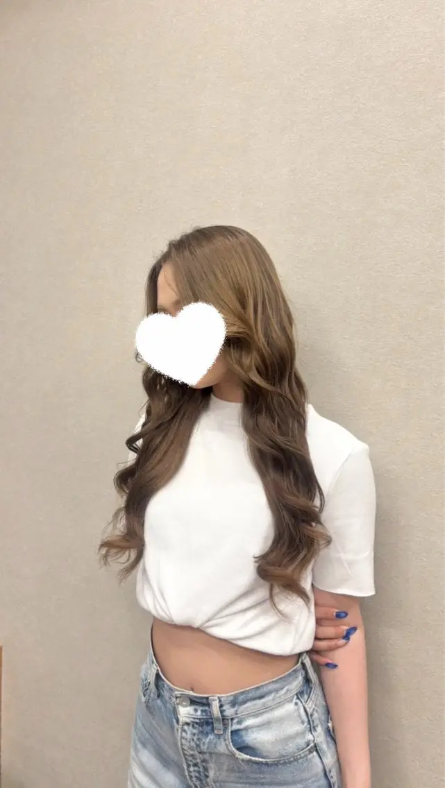ロング ヘアカラー ふうか🩰 /暖色カラー💖のヘアスタイル