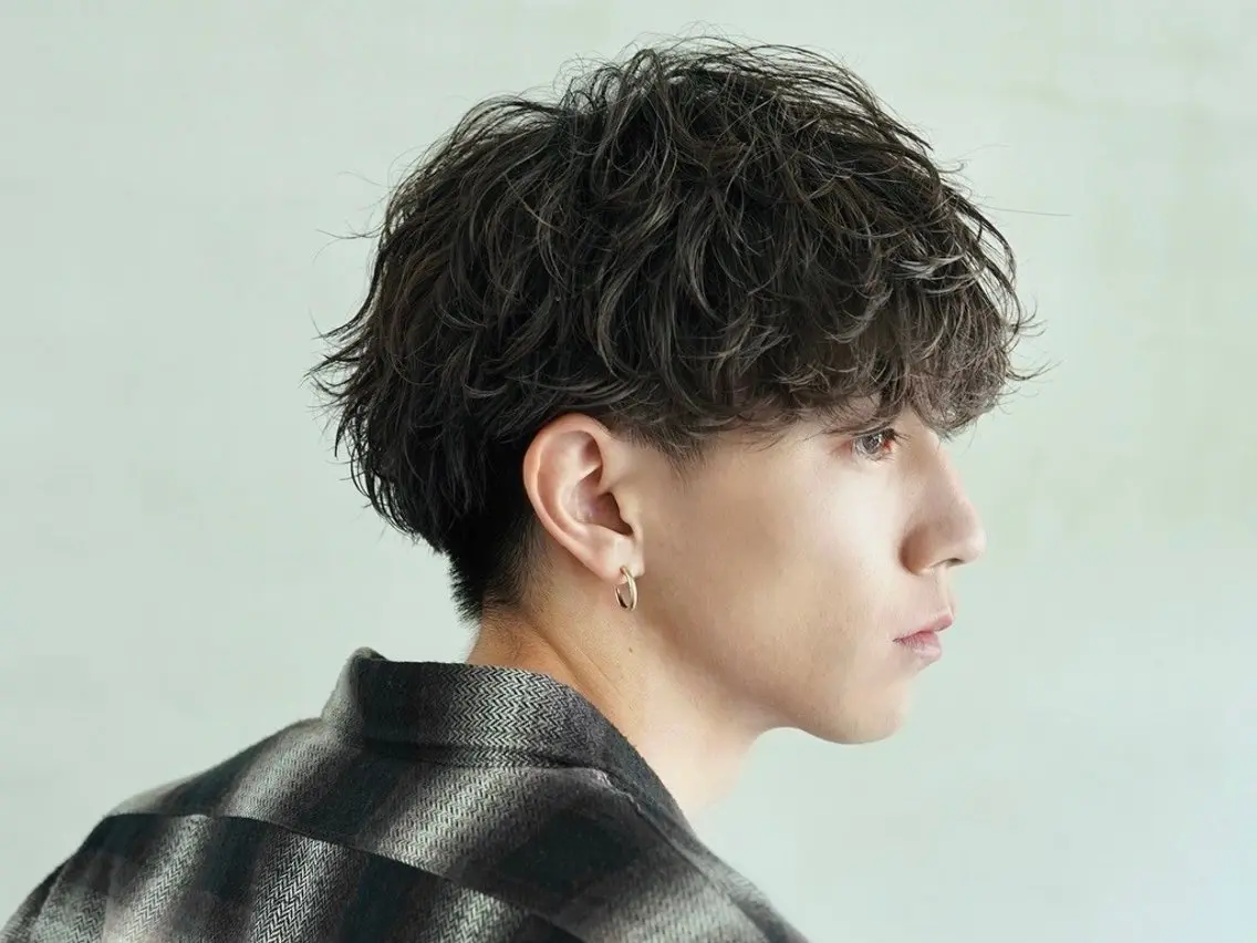 パーマ メンズ カット パーマ fifth 清水睦月のヘアスタイル