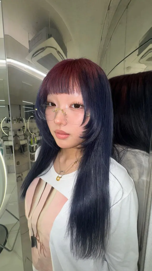 『25歳以下限定💞💞』ブリーチありW color💟💭（リタッチ+カラー可）の写真