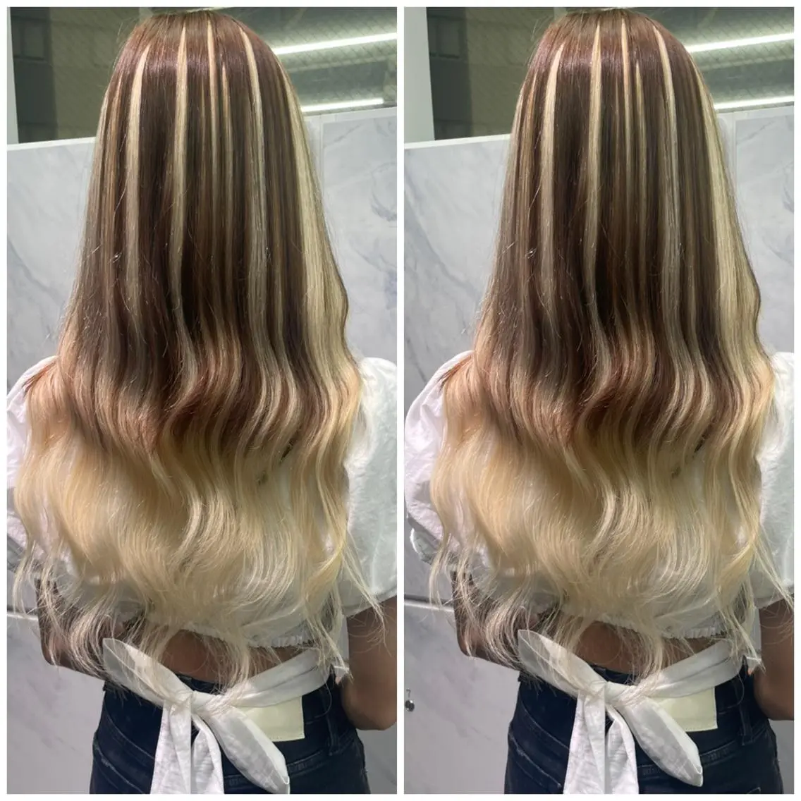 ロング カット ヘアカラー エクステ 🦋プルエクステ ARISA🦋のヘアスタイル