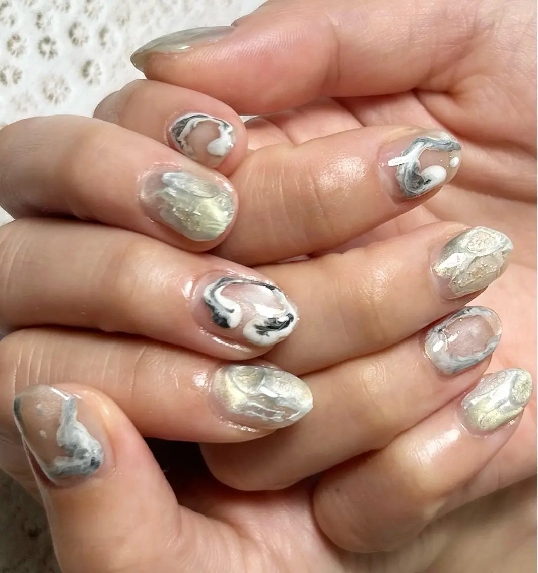 ミディアム ハンドネイル 8nail kaoriのネイルデザイン