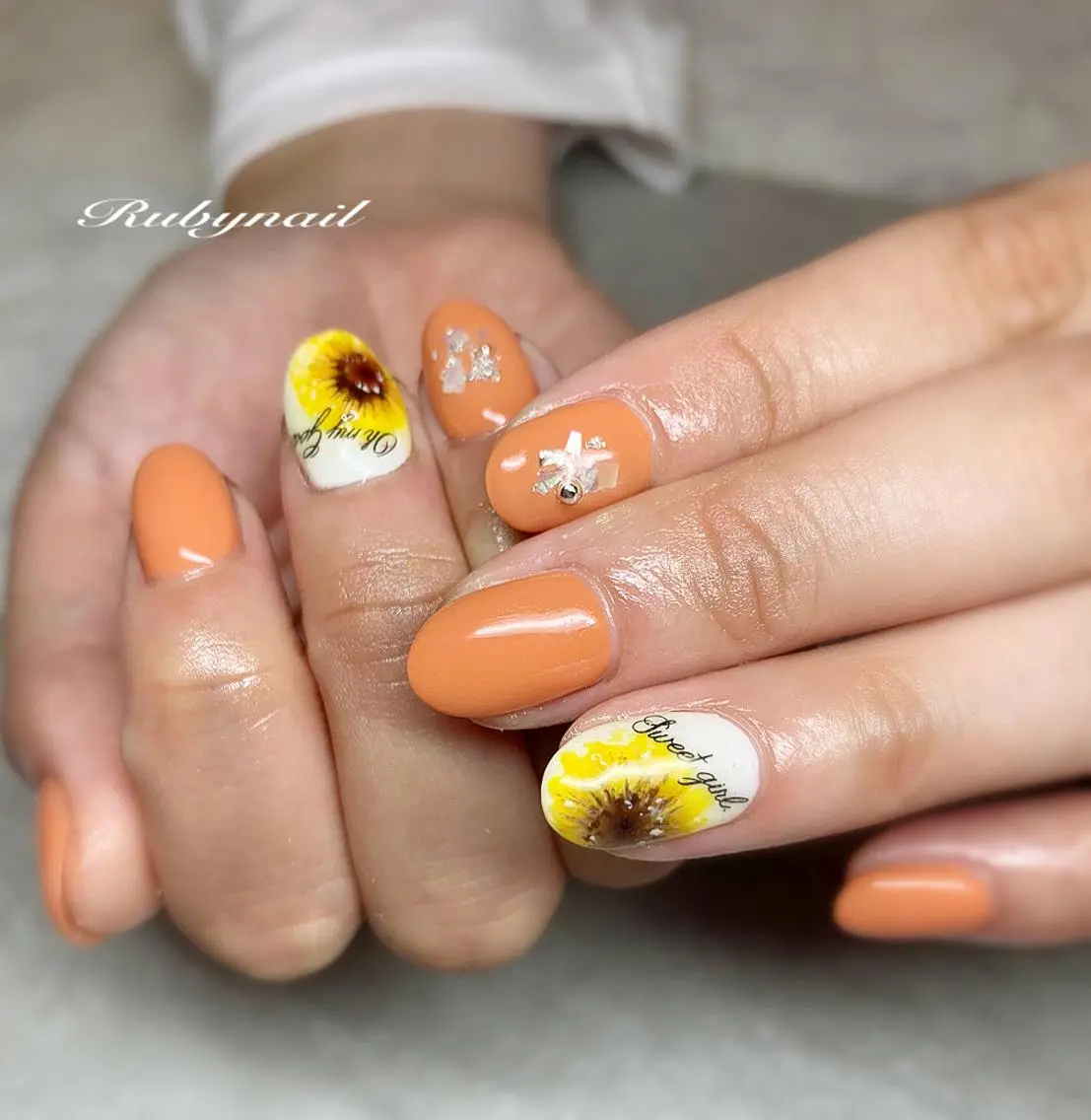 ネイル 夏ネイル プライベートサロン Rubynailのネイルデザイン