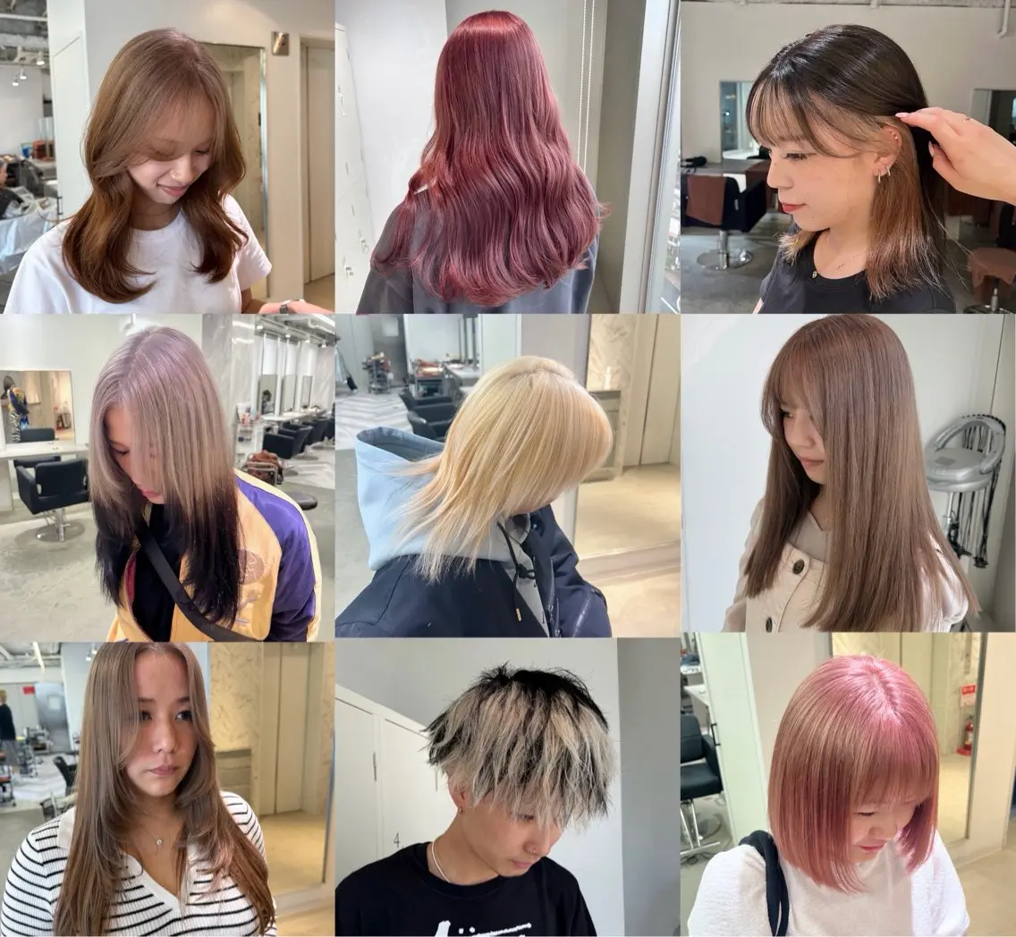 カラー カット ヘアカラー EIGHT　樹梨 ／韓国ヘア🇰🇷のヘアスタイル