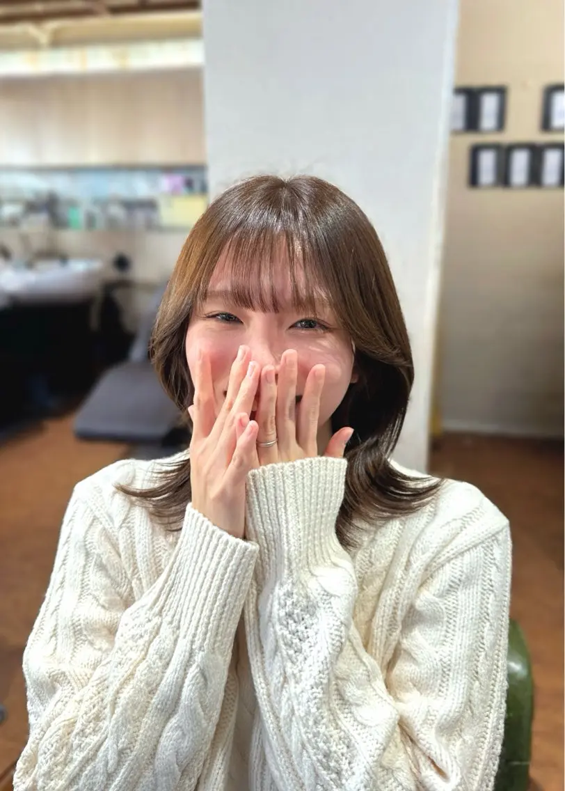 ミディアム 【韓国レイヤー】 MITSUI🇰🇷のヘアスタイル