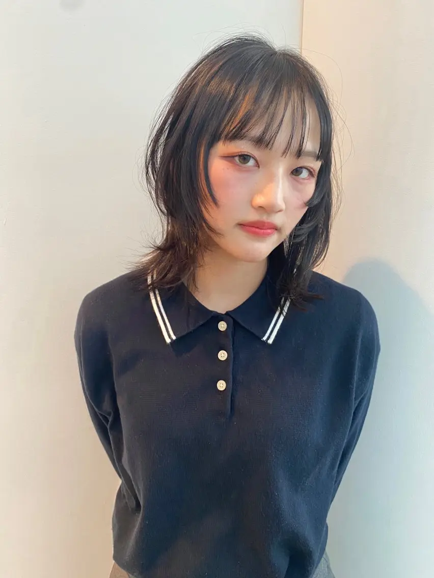 ミディアム カラー カット トリートメント mai / linoah˚✧のヘアスタイル
