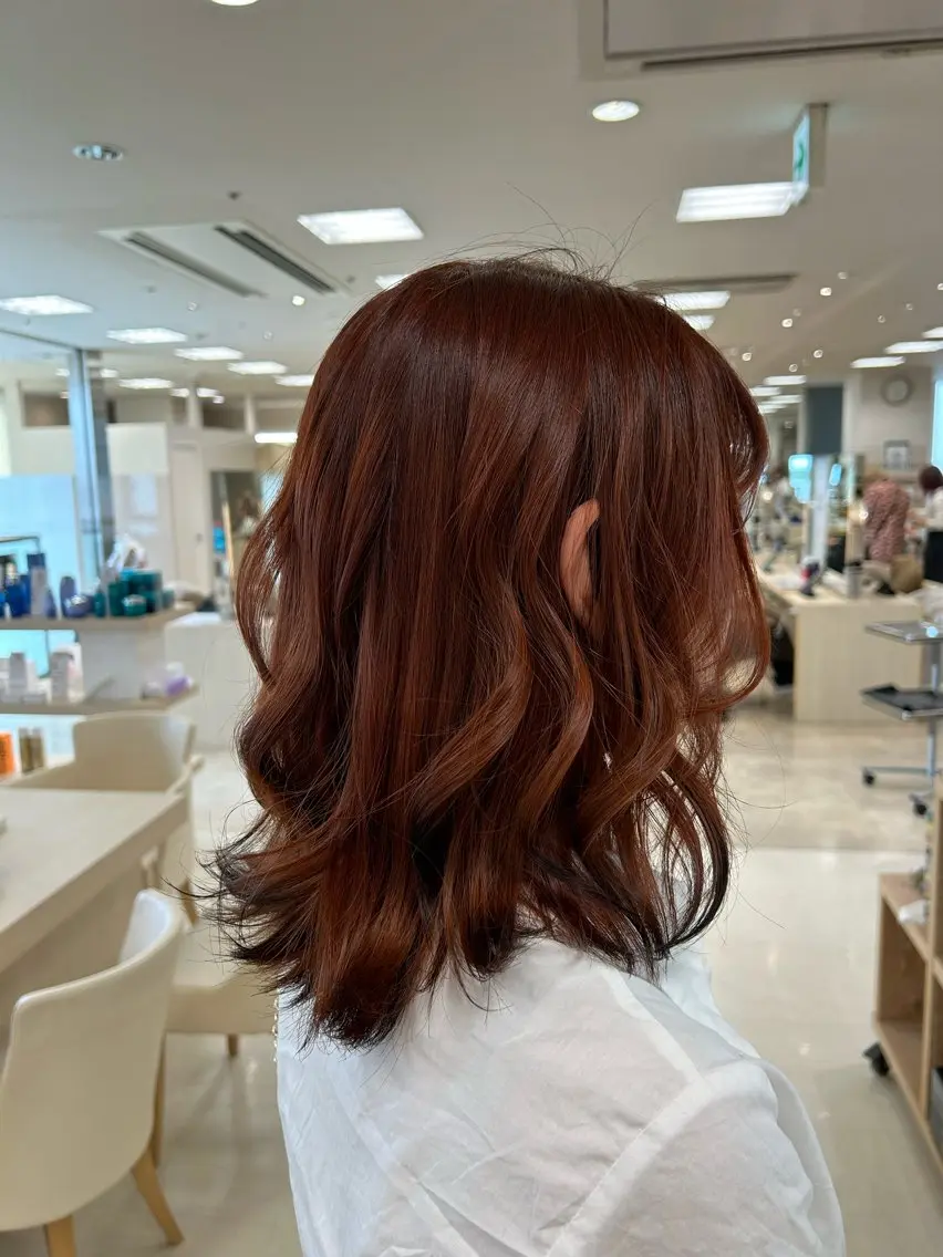 カラー 💜暖色系カラー/ ブリーチカラー💜のヘアスタイル