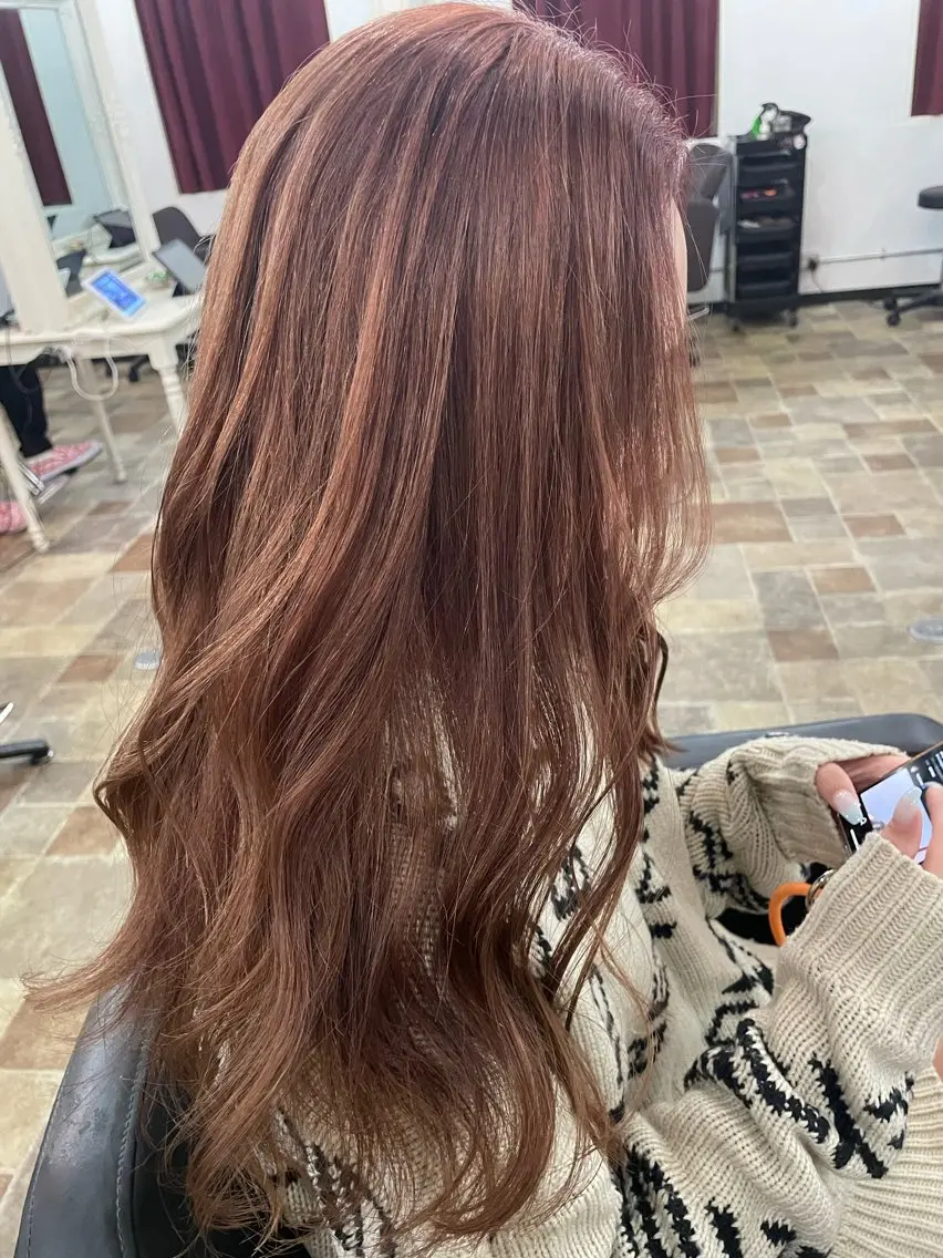 ロング カラー amphihair 高橋祐也のヘアスタイル