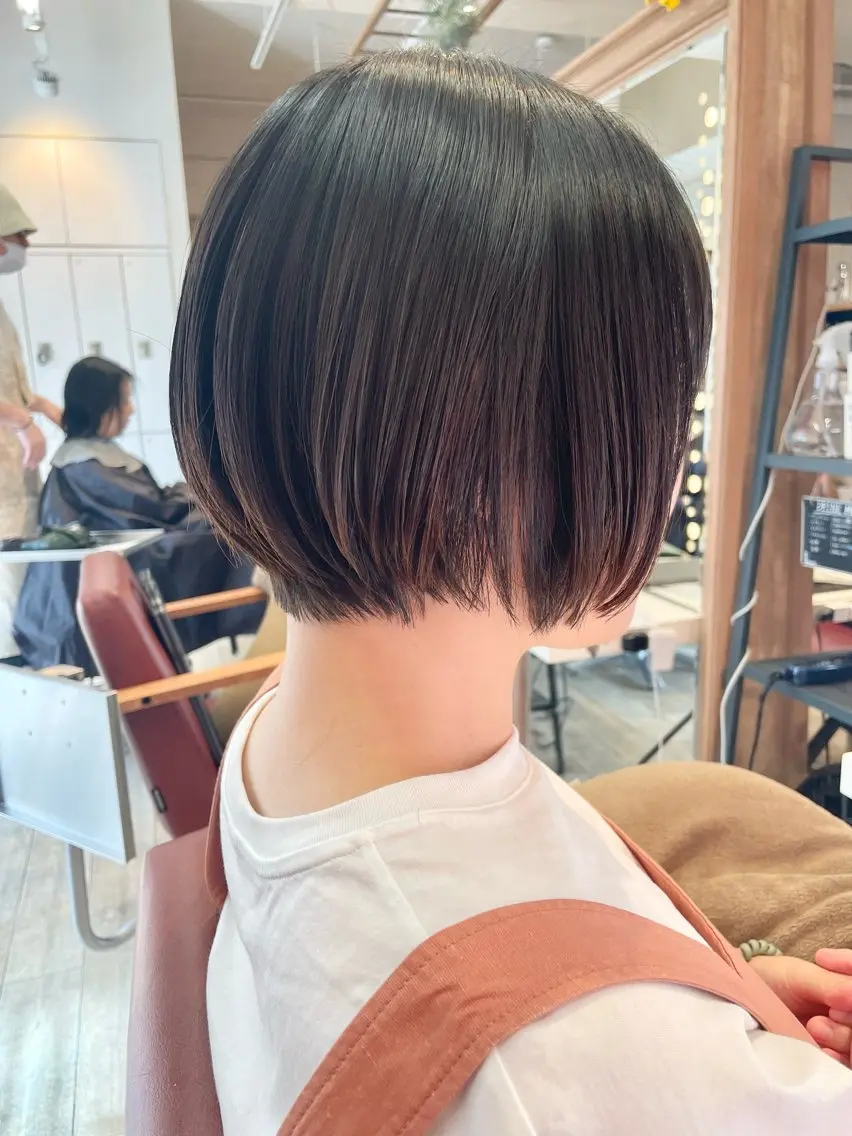 ショート ショートボブ ボブ ショートヘア カット ✨横須賀髪質改善✨️ 加藤 百音のヘアスタイル