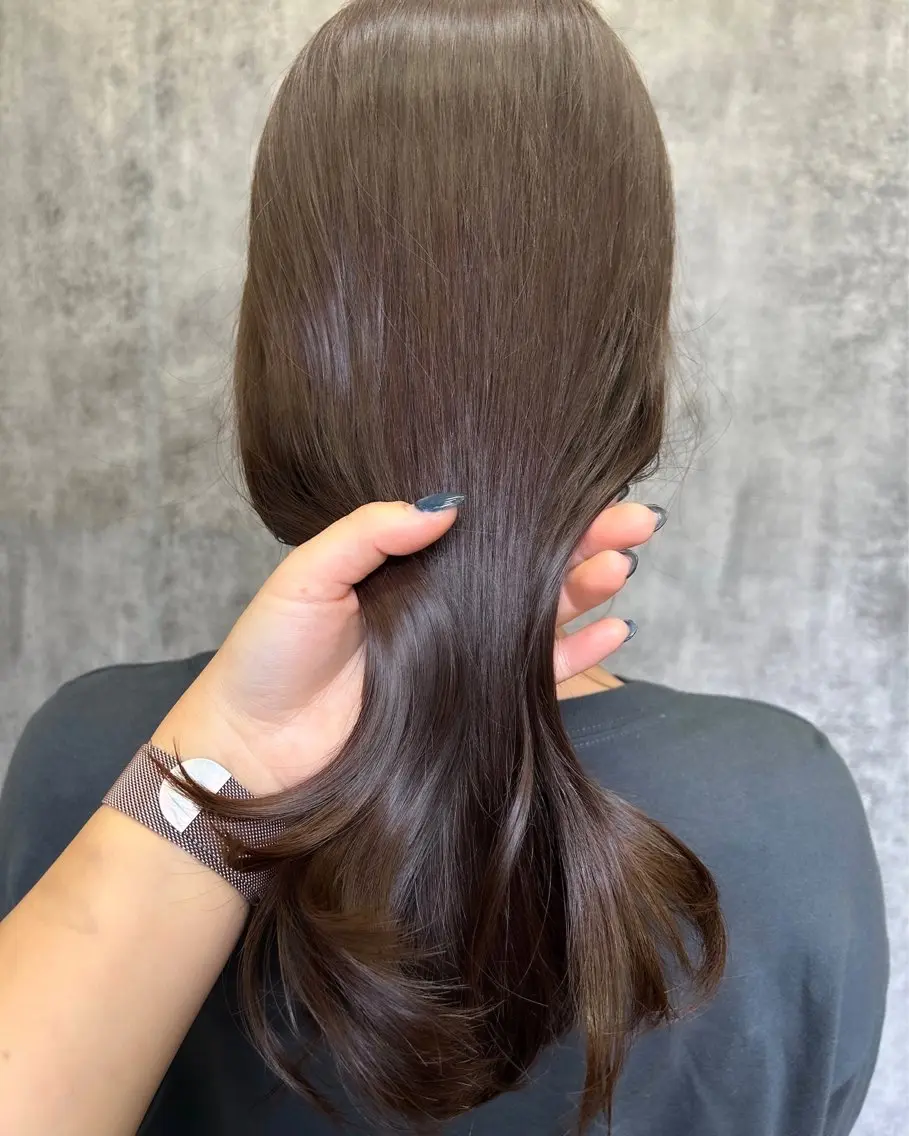 ロング カラー トリートメント ヘアセット 地毛風艶カラー🌿 喜多夏海のヘアスタイル