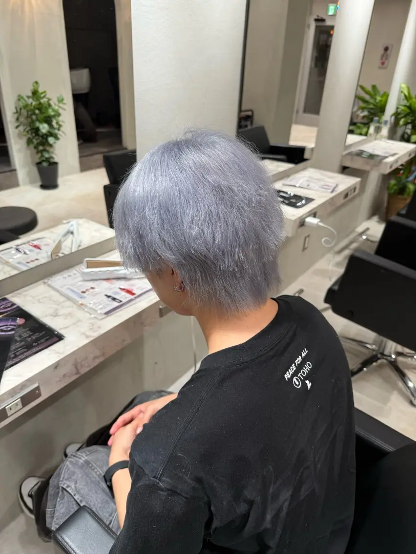 カラー 透明感カラꕀ꙳ 𝐤𝐢𝐤𝐤𝐚のヘアスタイル