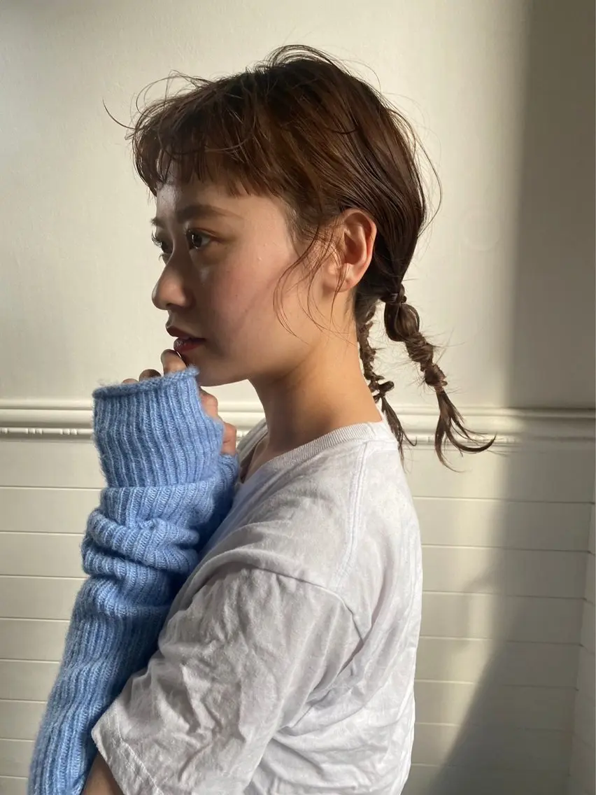 カラー ヘアカラー 🫧透明感カラー／ 💙安藤美海💙のヘアスタイル