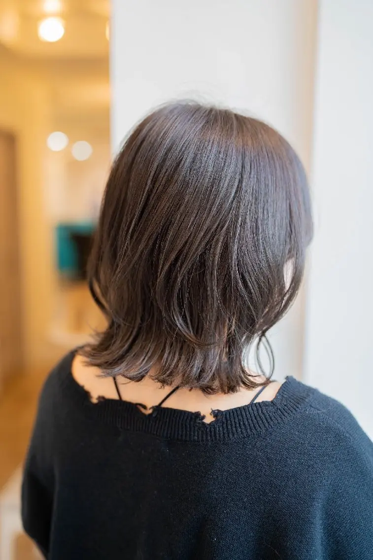 カラー ミディアム カット ヘアカラー トリートメント Lazo/ 原弥和子のヘアスタイル