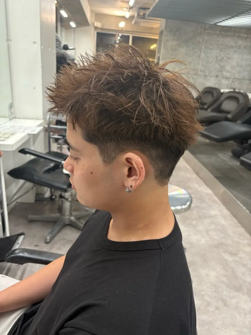 ショート メンズ スパイキーショート ショートヘア カットモデル 募集/廣田歩のヘアスタイル