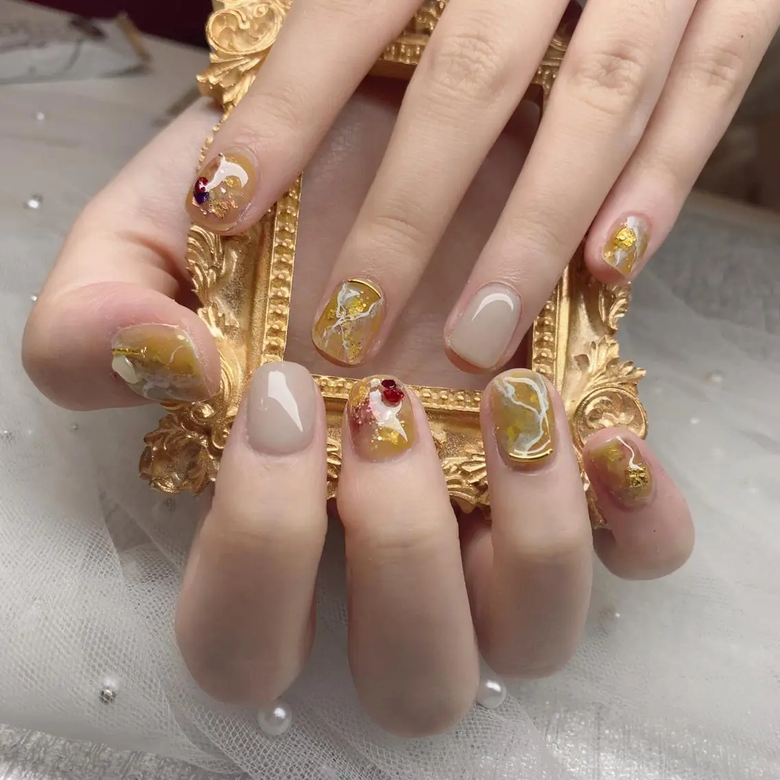 ネイル Tinaネイル 難波のネイルデザイン