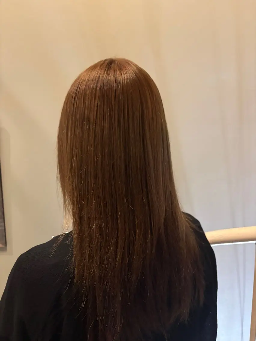 ロング カラー カット ヘアカラー 小山 玲緒のヘアスタイル