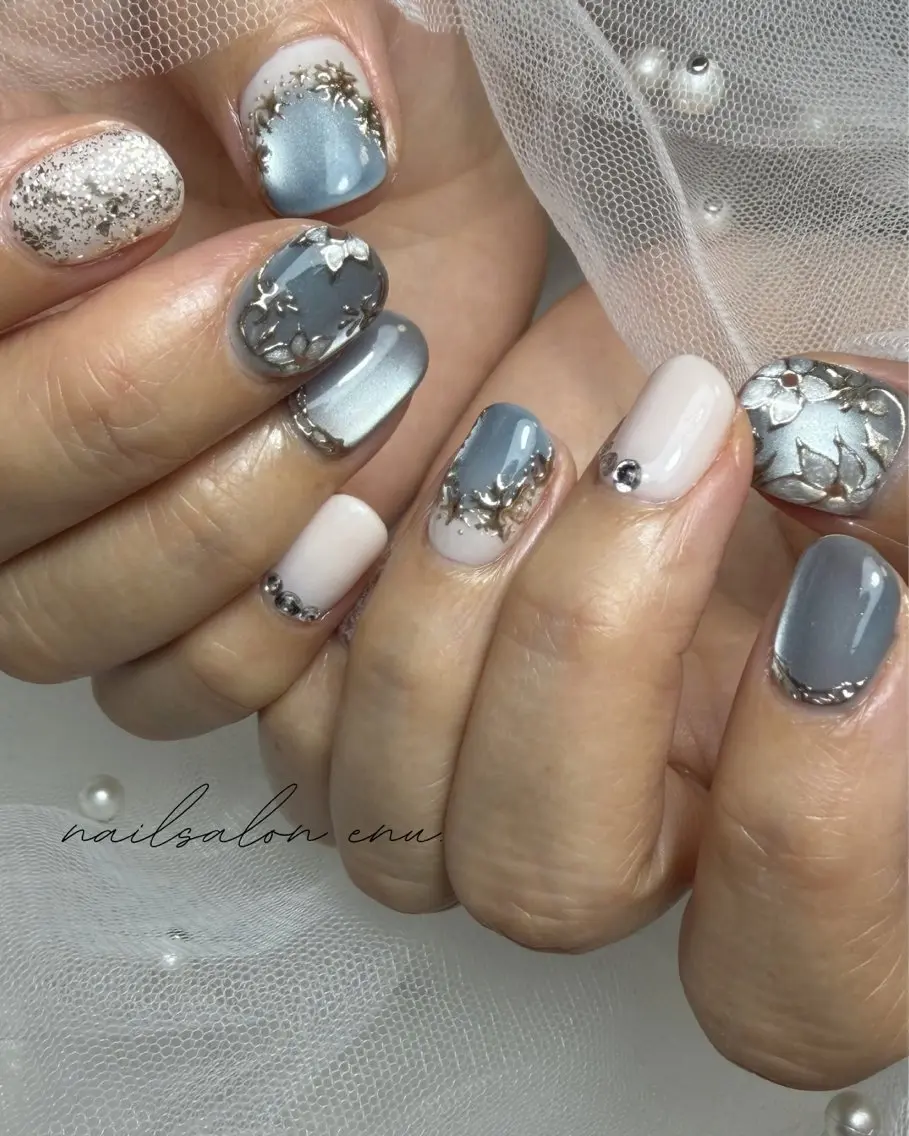 ネイル 持ち込み nailsalon enu.　miyuのネイルデザイン