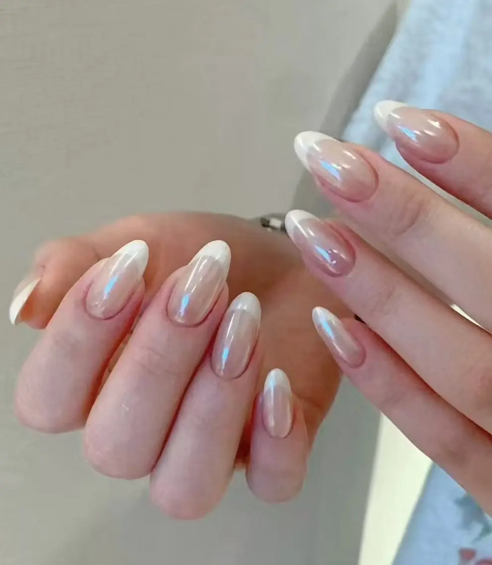 ネイル オーロラネイル フラワーネイル フットネイル フレンチネイル ジェルネイル ハンドネイル BabyYouMi nailのネイルデザイン