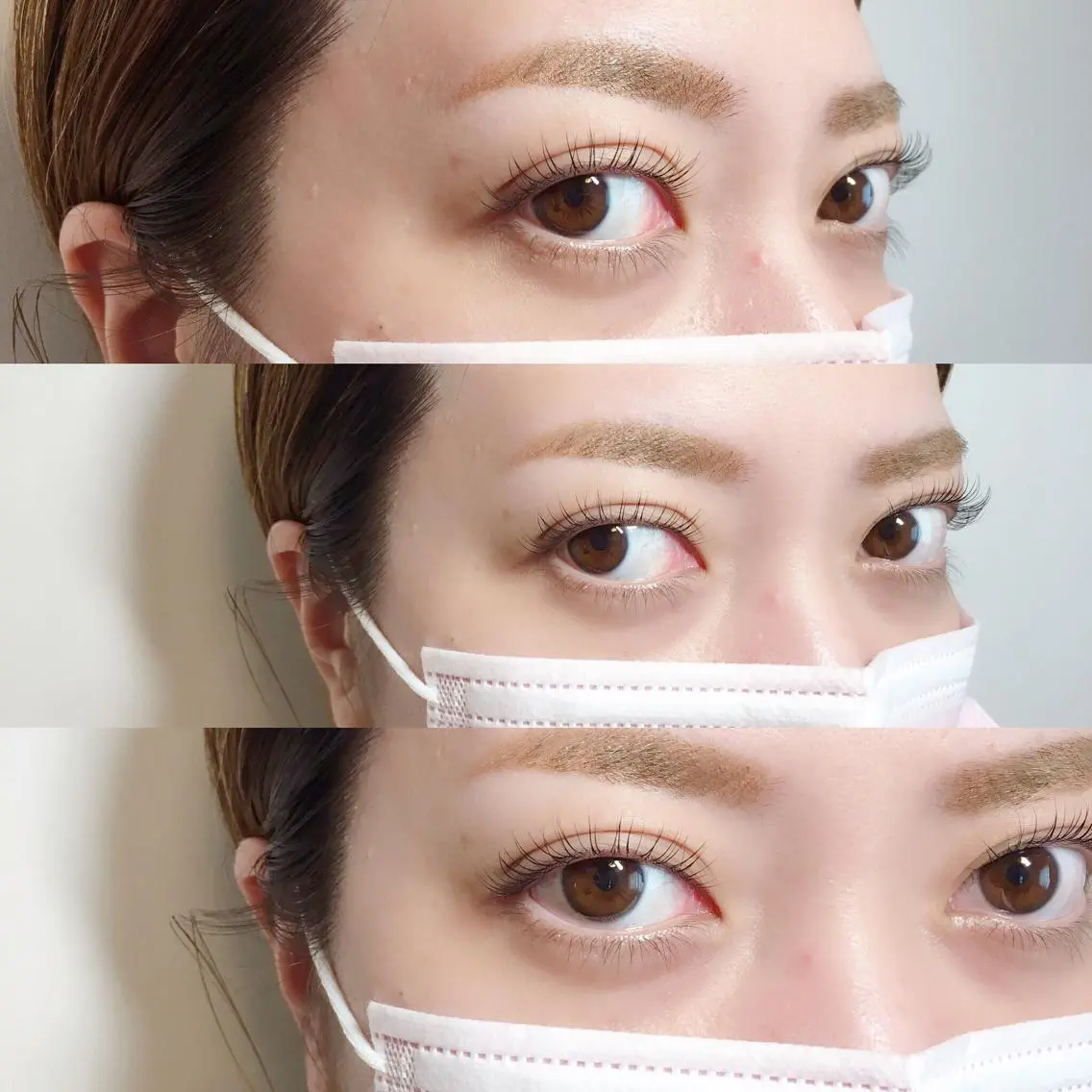 下まつげパーマ2000円の写真