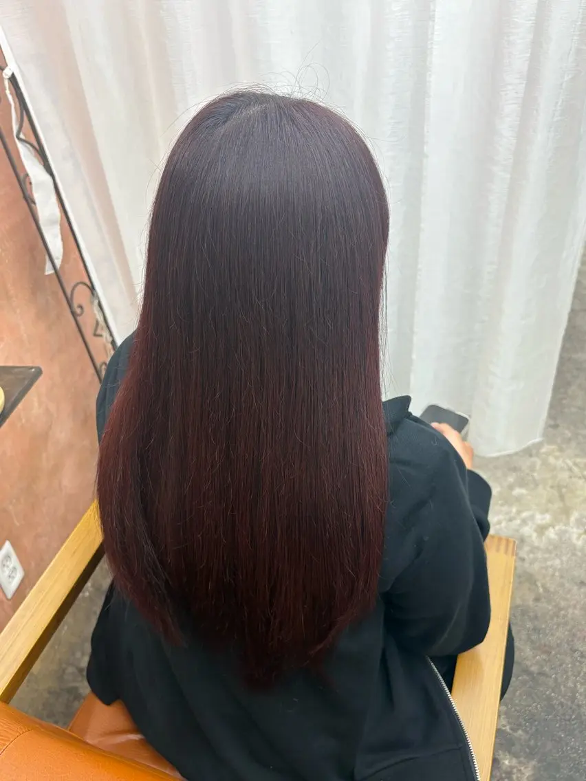 ロング ヘアカラー トリートメント Retsu /UniQのヘアスタイル