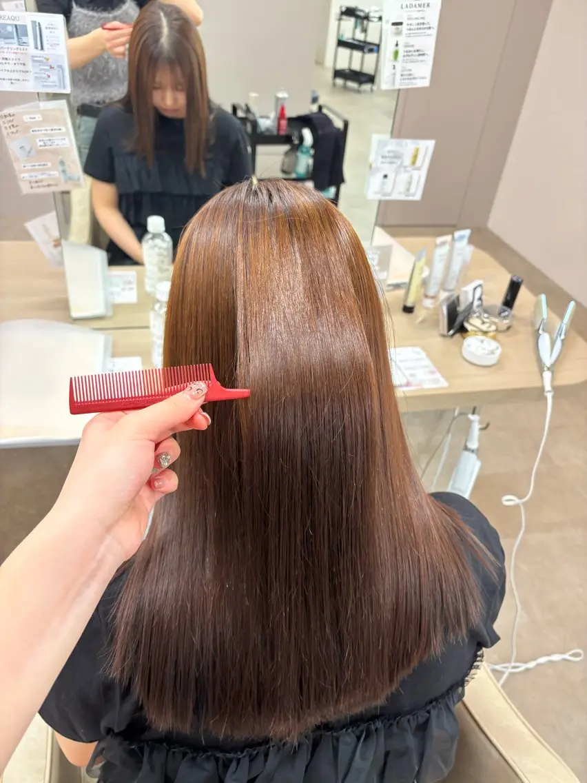 セミロング 兼古 望羽のヘアスタイル
