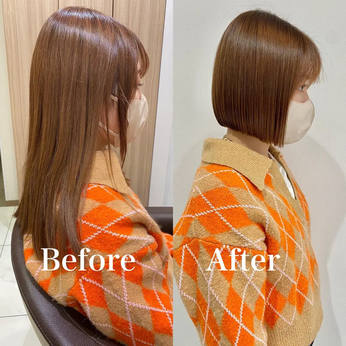 ショート カラー ボブ 寺内 紳悟のヘアスタイル