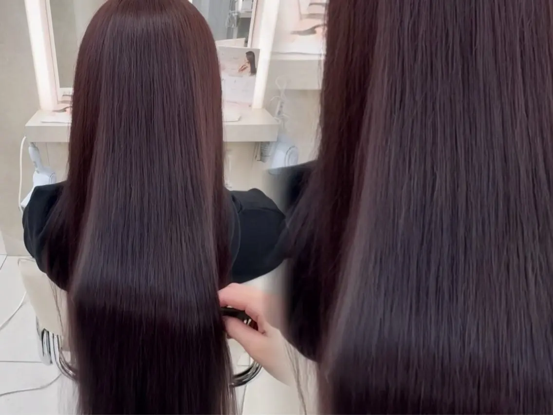 ロング カラー カット ヘアカラー 栄/レイヤー/ 津野 こころのヘアスタイル
