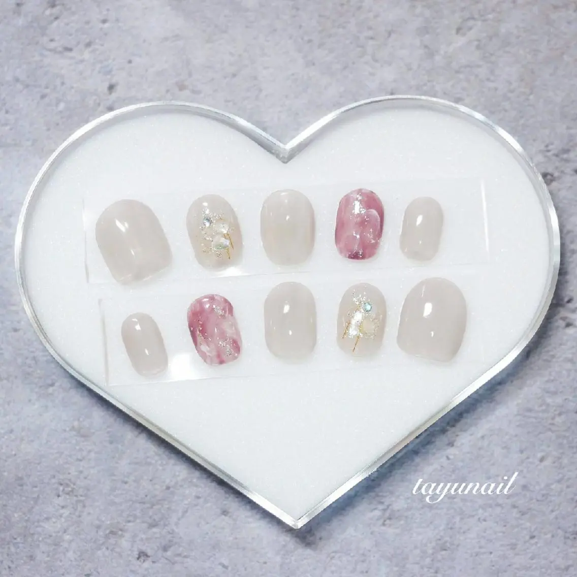 ネイル ブルー ジェルネイル ニュアンスネイル パラジェル 夏ネイル ネイルサロン 【たゆnail】のネイルデザイン