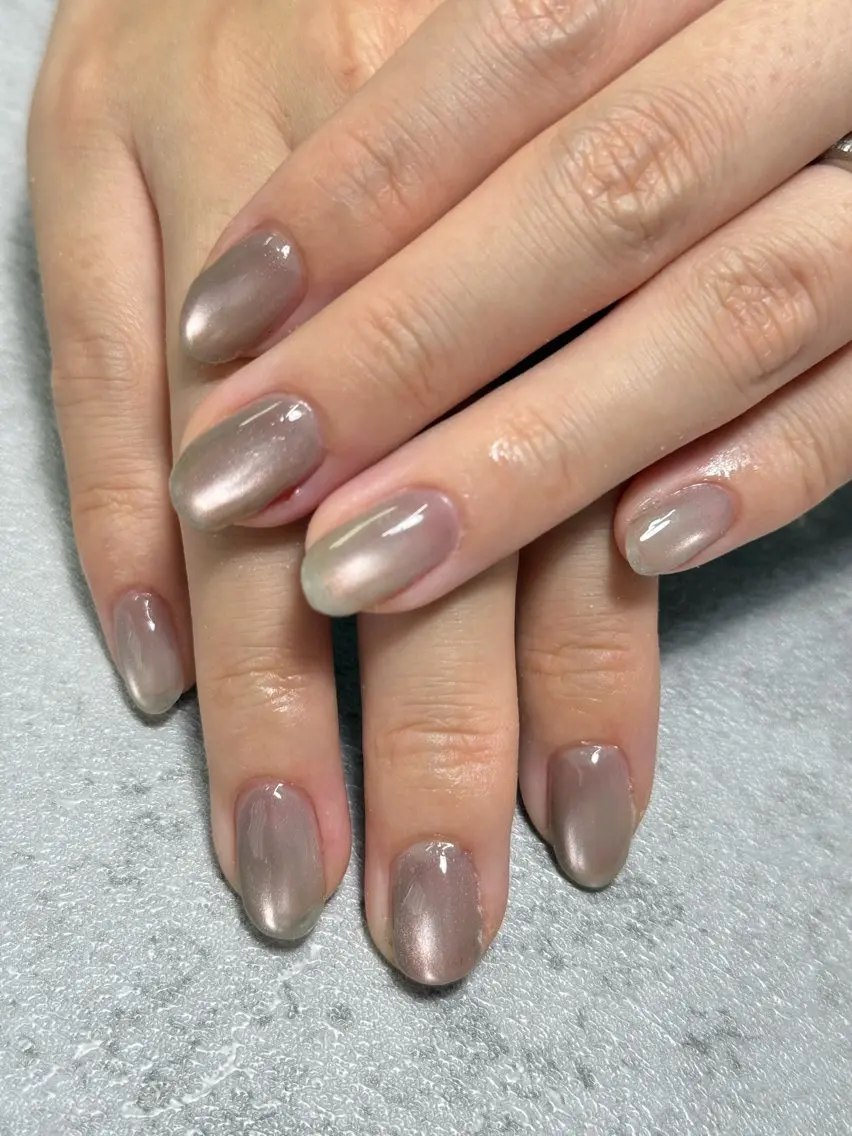 ネイル マグネットネイル ハンドネイル k+1💅🏻 miyukiのネイルデザイン