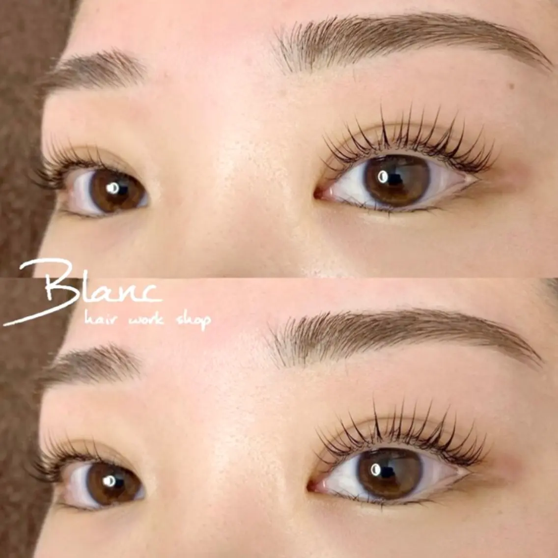 マツエク・マツパ パリジェンヌラッシュリフト Blanc梅田茶屋町 【まつげパーマ・眉】のマツエク・マツパデザイン