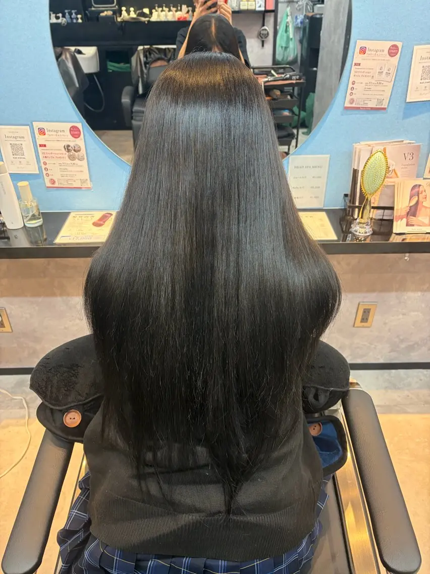 ロング カラー ヘアカラー トリートメント カラーモデル募集✨ IbukIのヘアスタイル