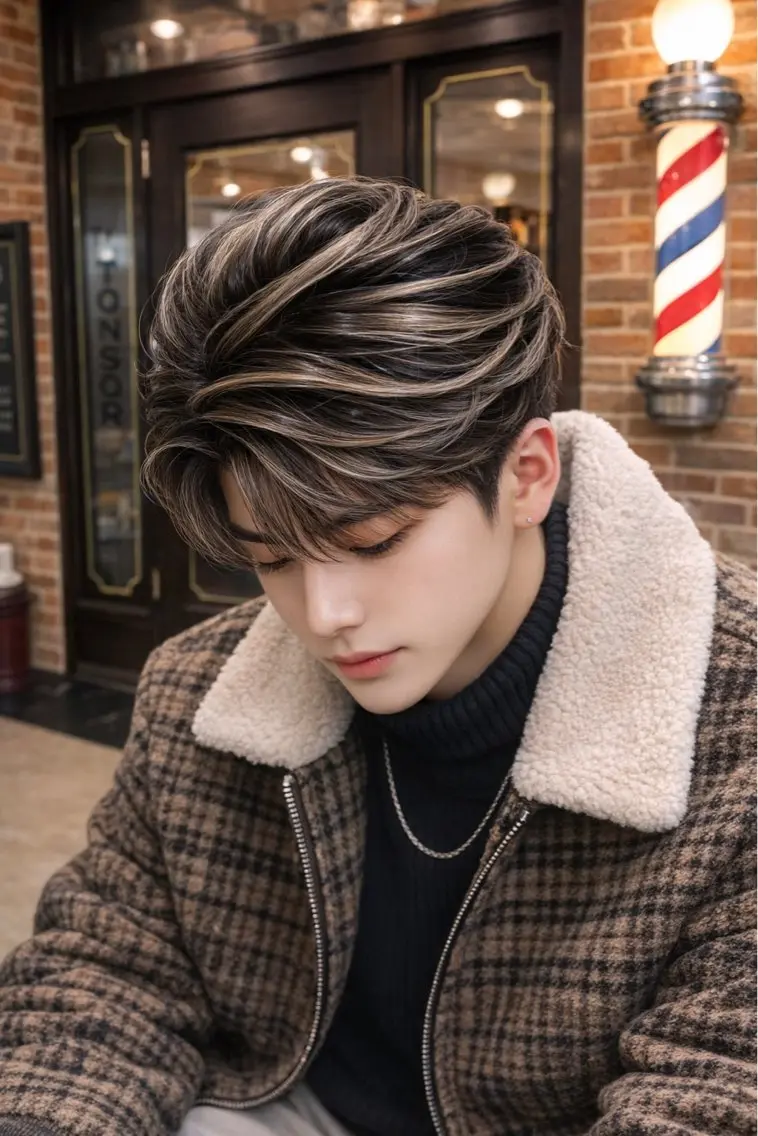 セミロング カラー ヘアアレンジ 菅原 大空のヘアスタイル