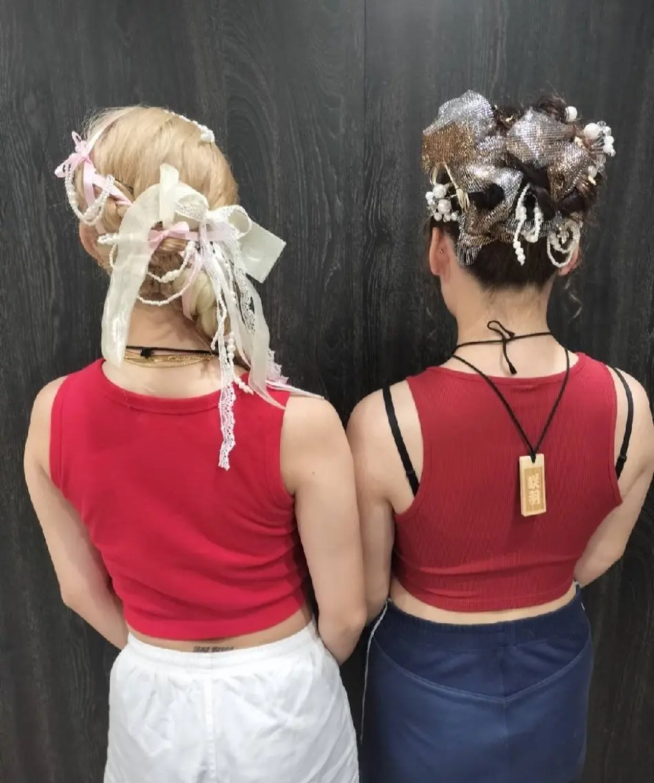 セミロング ヘアメイク/着付け AYAKAのヘアスタイル