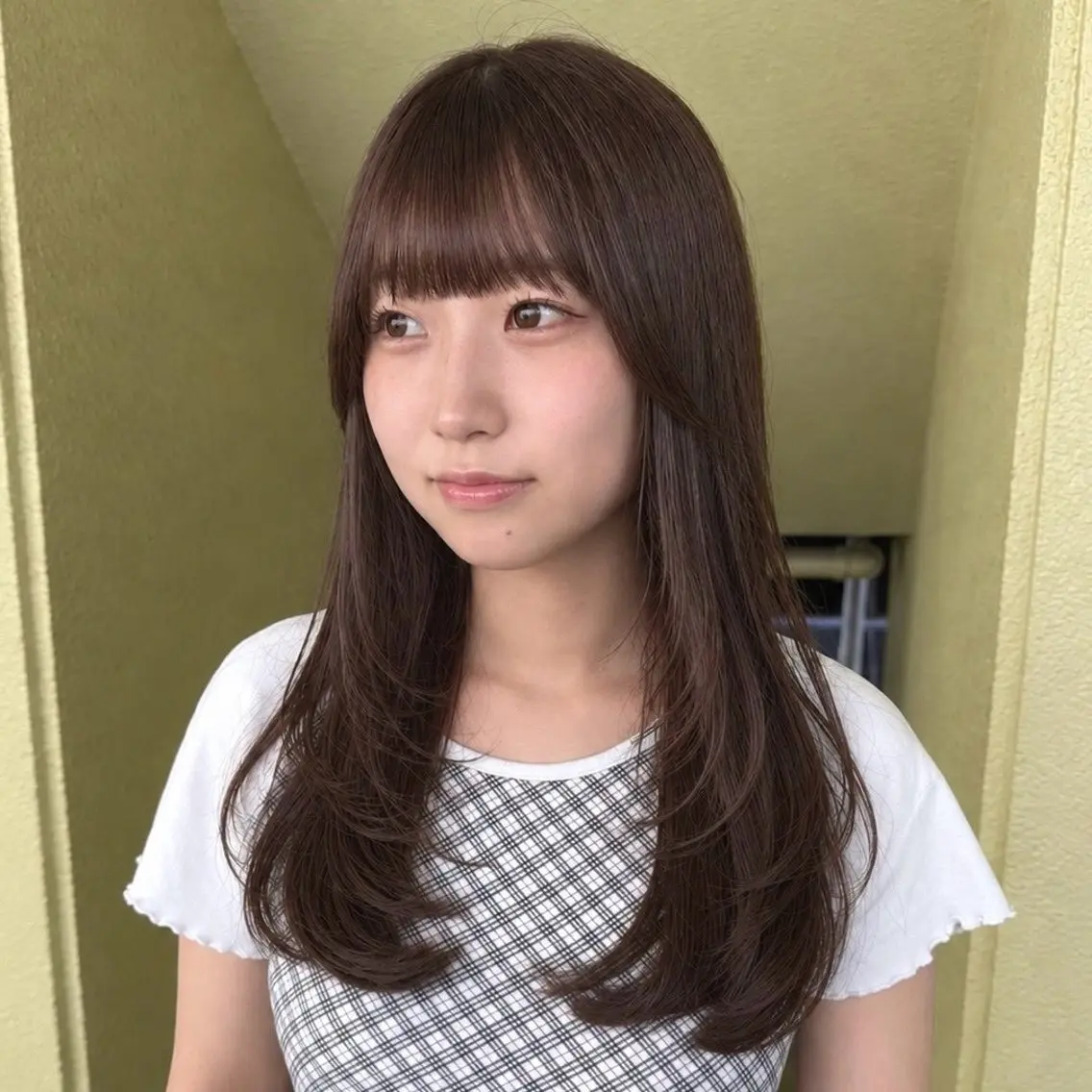 ロング カラー カット ヘアカラー トリートメント 縮毛矯正/レイヤー /kirara🌼のヘアスタイル