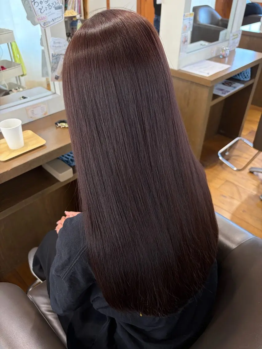 ロング カラー 永冶 花織のヘアスタイル