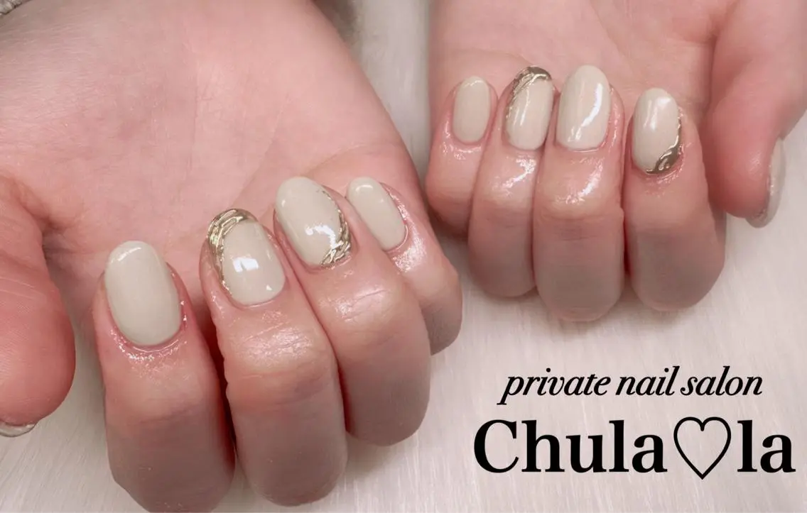ネイル ミラーネイル ハンドネイル Chula♡la 豊見城市高安のネイルデザイン